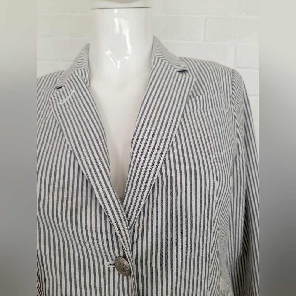 Seersucker Blazer